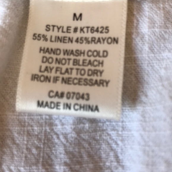 SOLD- Linen tank top - Picture 7 of 8